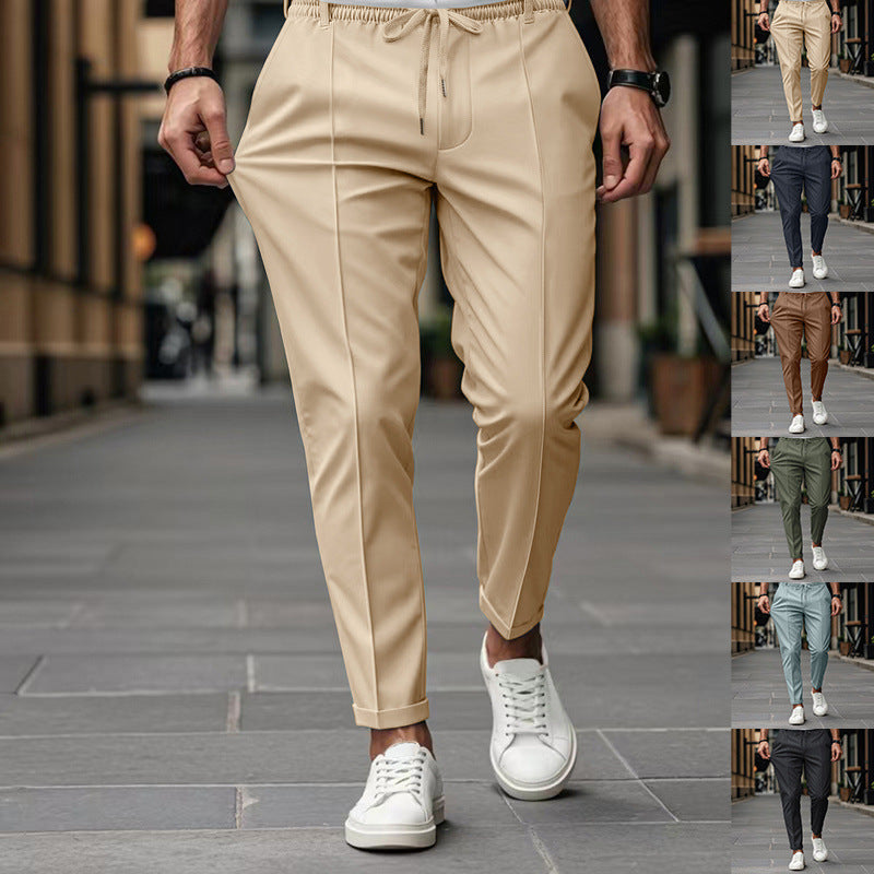 Eleganckie Męskie Spodnie Casual o Wysokim Komforcie