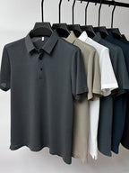 Męski T‑shirt z Mesh‑Detalami i Oddychającą Konstrukcją