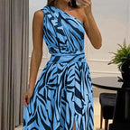 Women's Fashion Dress with Pattern and Stretch Fit