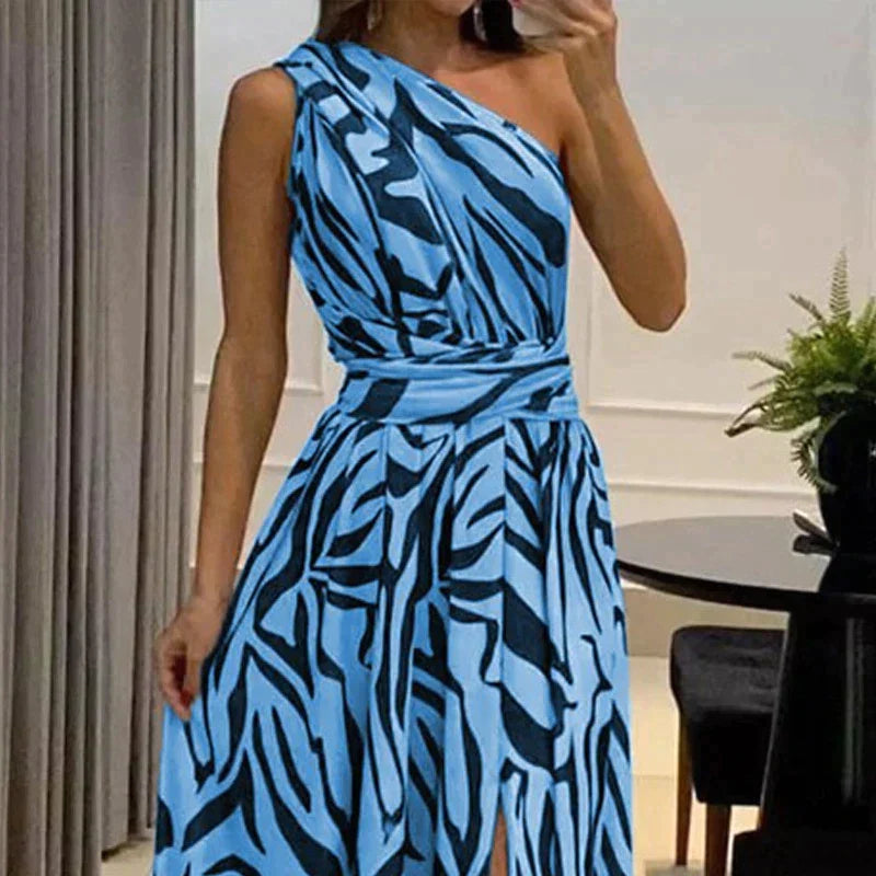 Women's Fashion Dress with Pattern and Stretch Fit