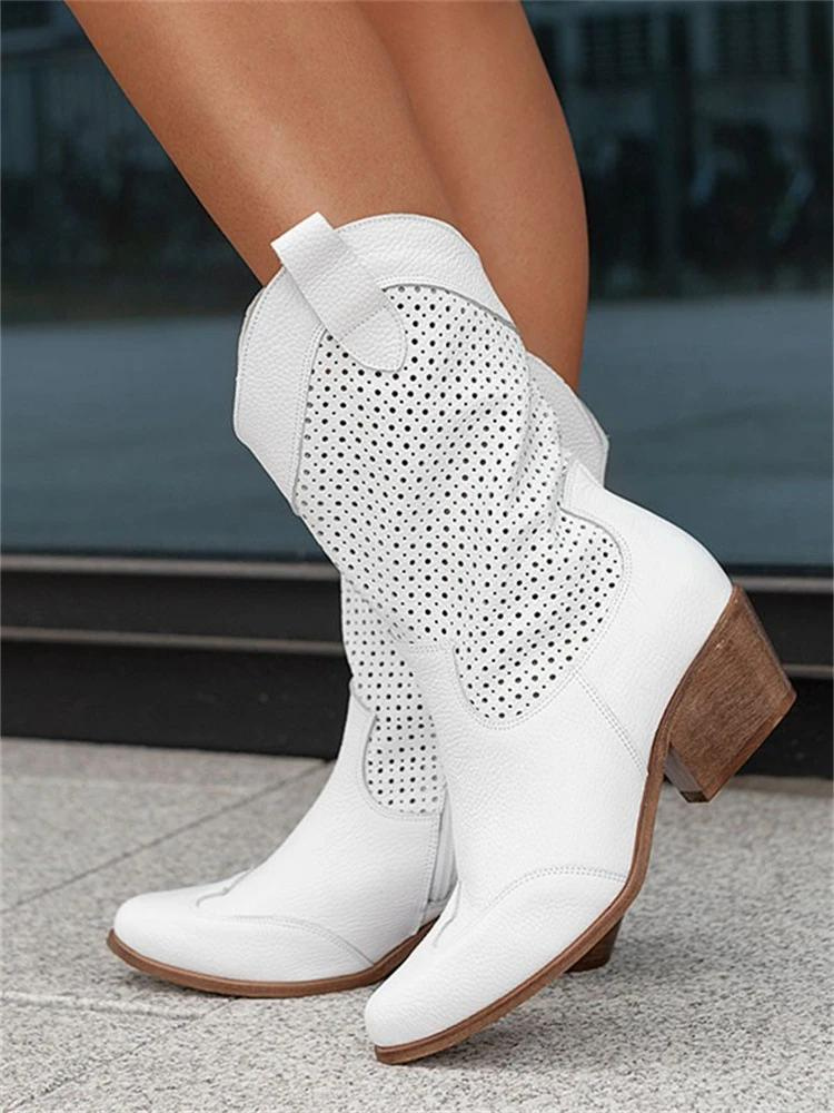 Elegante Damen Westernstiefel mit klassischer Linie