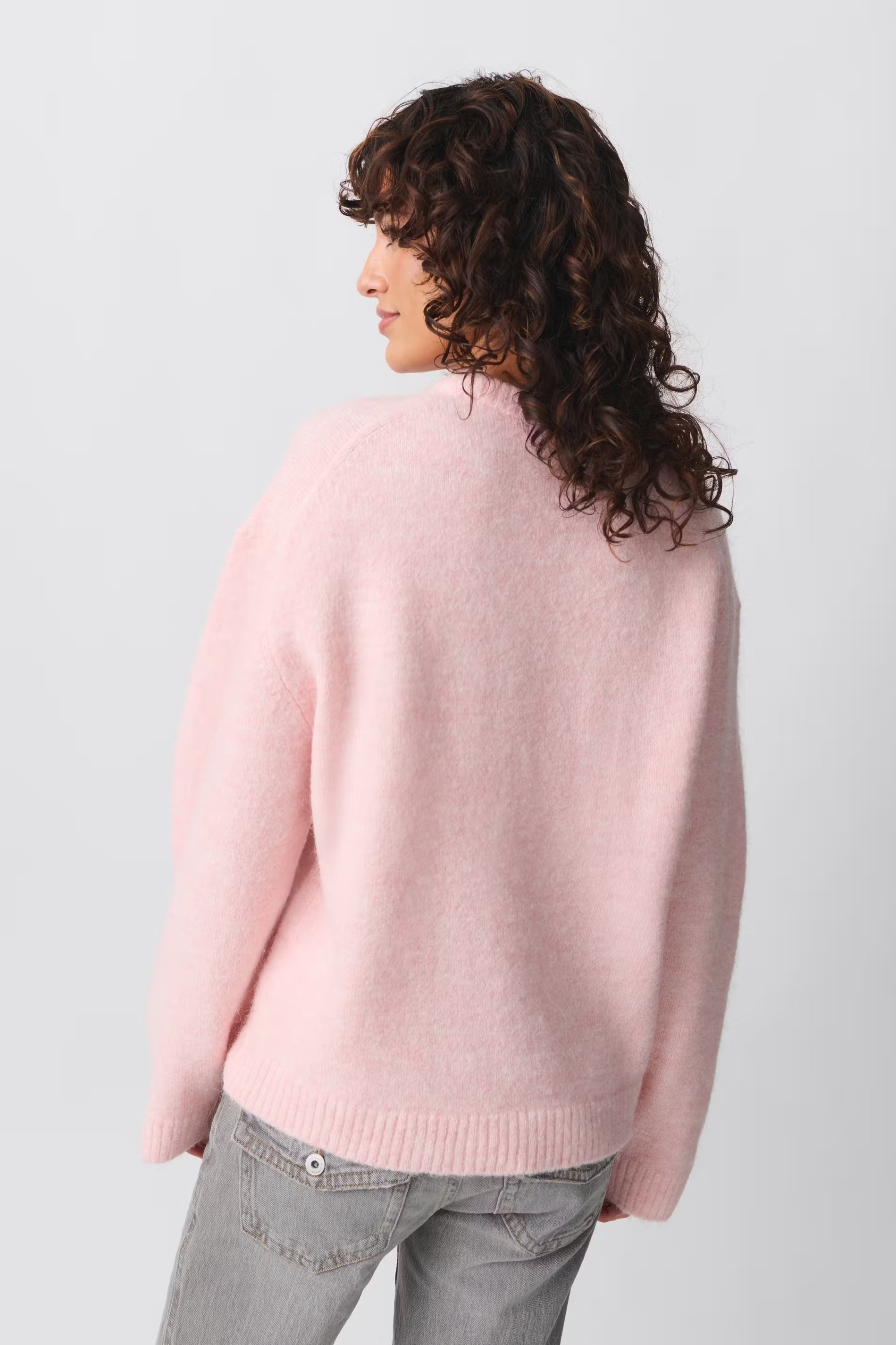 Damen weicher Strickpullover mit elegantem Schnitt