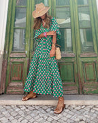 Damska Sukienka Boho o Eleganckiej, Zwiewnej Linii