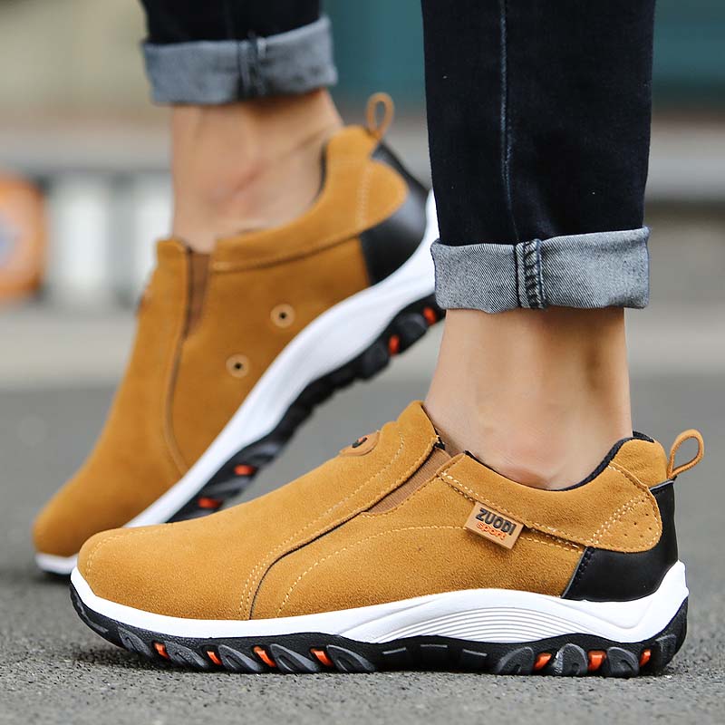 Męskie Outdoorowe Buty Trekkingowe Slip‑On ze Stabilną Podeszwą