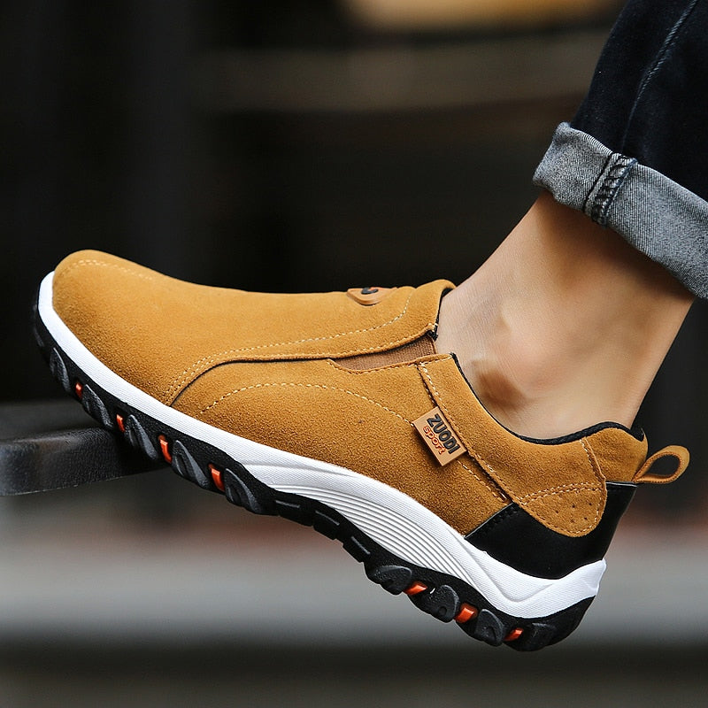 Męskie Outdoorowe Buty Trekkingowe Slip‑On ze Stabilną Podeszwą