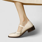 Damskie Buty Mary Jane Ortopedyczne z Paskiem T‑Bar