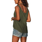 Damska Elegancka Tank Top o Letnim Kroju
