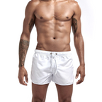 Herren Komfortable Badeshorts mit Tasche und Verstellung