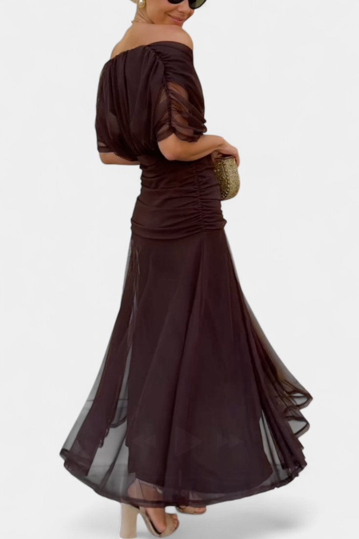 Długa Sukienka z Kwiatowym Nadrukiem dla Kobiet