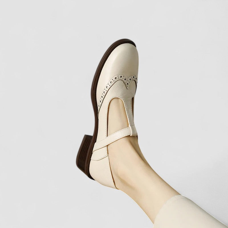 Damskie Buty Mary Jane Ortopedyczne z Paskiem T‑Bar