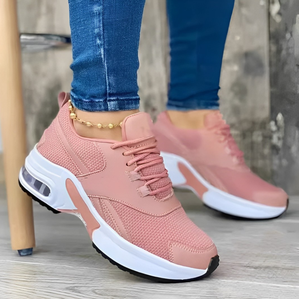 Damskie Buty Ortopedyczne z Przewiewną Konstrukcją i Lekką Podeszwą