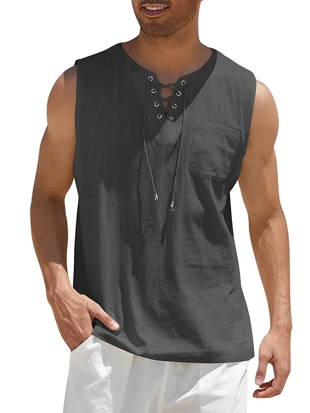 Męska Letnia Tank Top o Lekkiej Konstrukcji