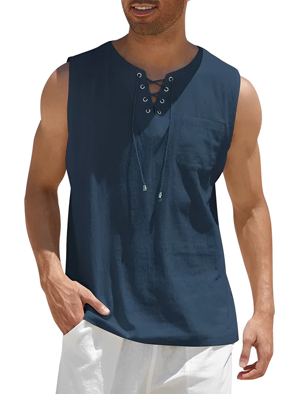 Męska Letnia Tank Top o Lekkiej Konstrukcji