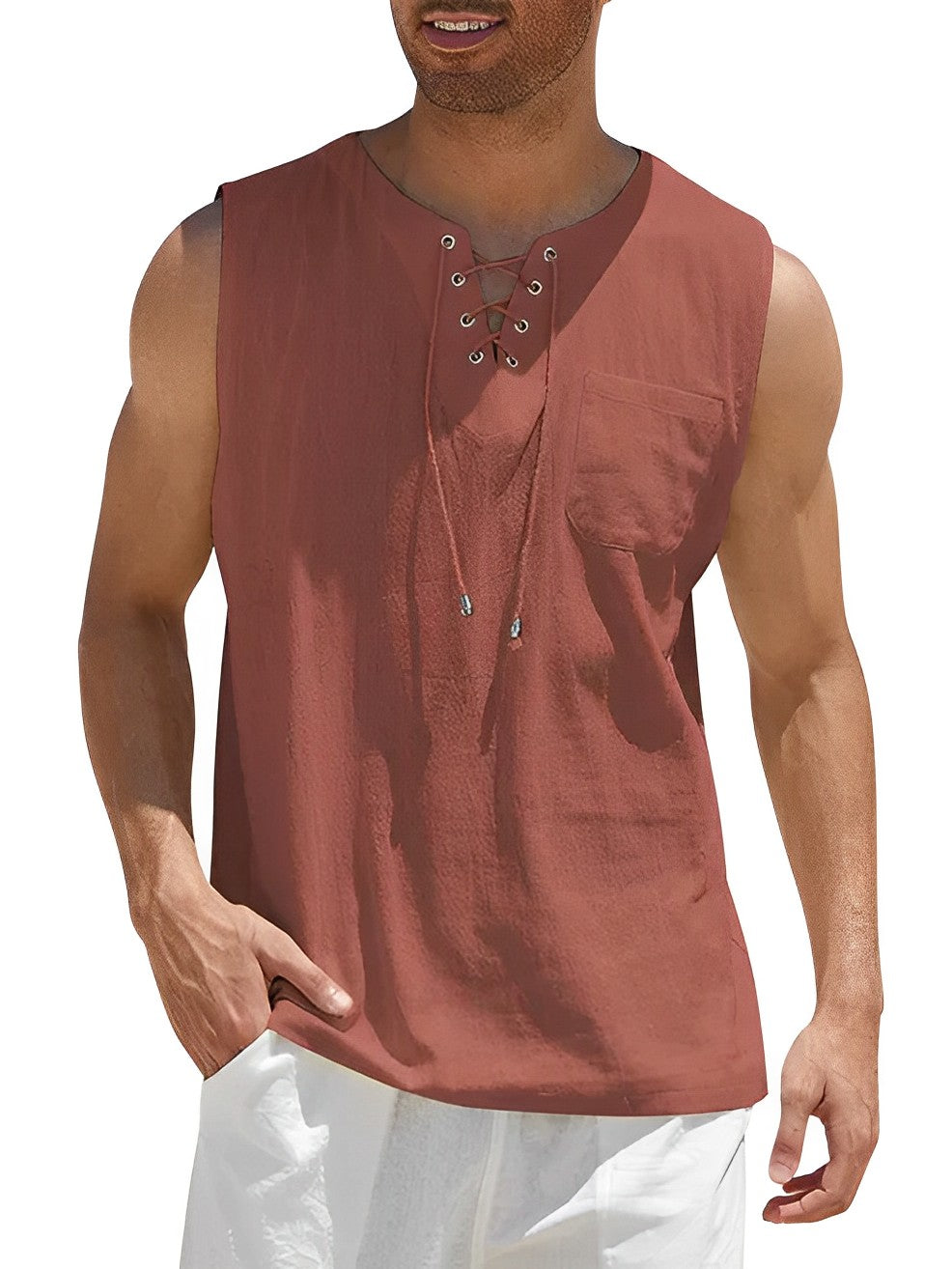 Męska Letnia Tank Top o Lekkiej Konstrukcji