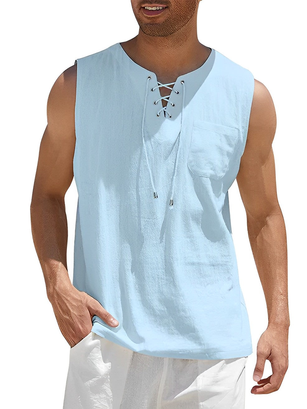Męska Letnia Tank Top o Lekkiej Konstrukcji