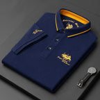 Męski Polo Shirt o Luksusowym Wykończeniu i Eleganckiej Linii