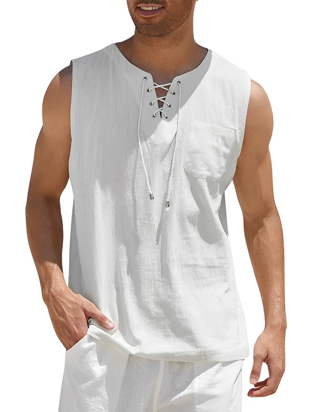 Męska Letnia Tank Top o Lekkiej Konstrukcji
