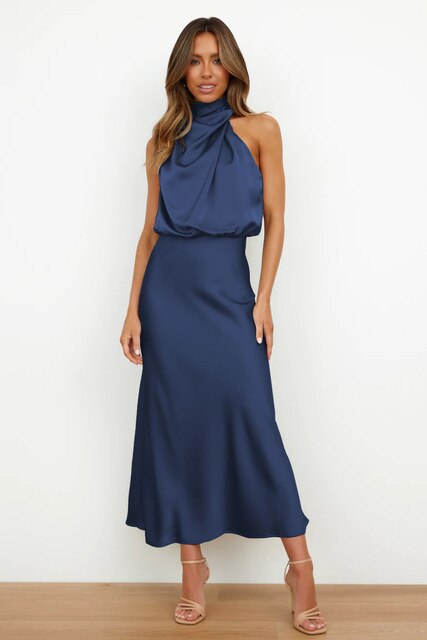 Damska Sukienka Off‑Shoulder Bodycon o Eleganckiej Linii Maxi
