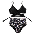 Damen Bikini Set High‑Waist mit Komfortabler, Figurformender Linie