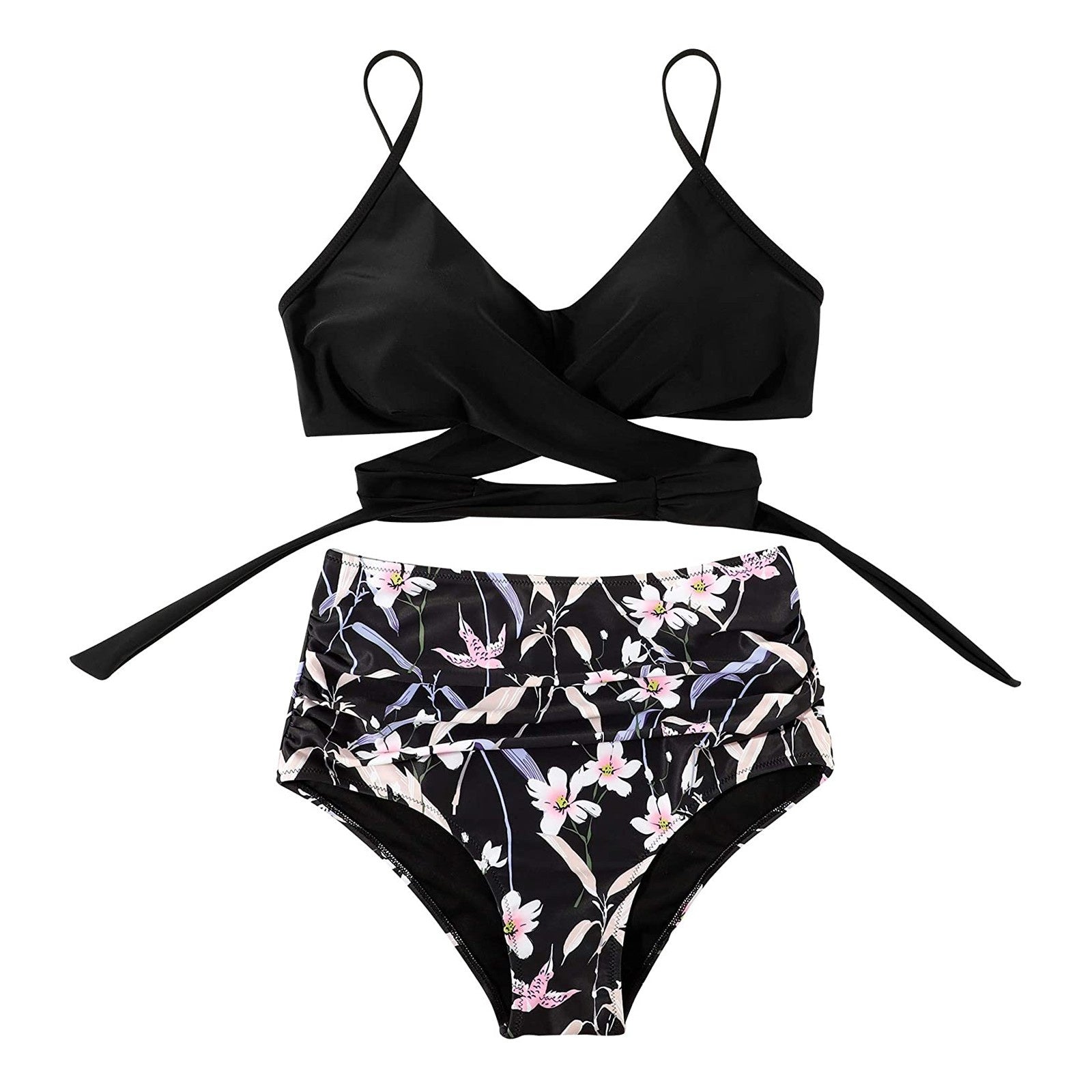 Damen Bikini Set High‑Waist mit Komfortabler, Figurformender Linie