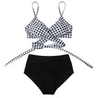 Damen Bikini Set High‑Waist mit Komfortabler, Figurformender Linie