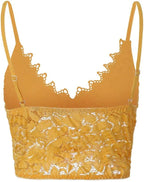 Damen Mesh Top mit Verstellbaren Trägern und V‑Ausschnitt