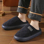Men's Warm Slippers with Soft Lining for Home Use