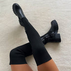 Women's Stretch Boots with Elegant Fit