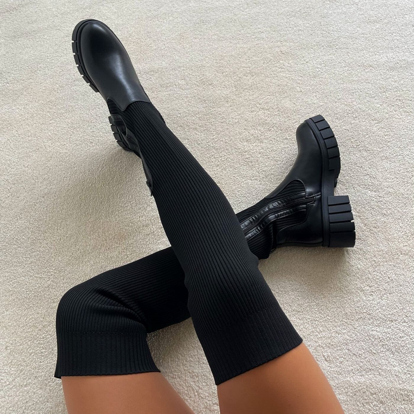 Women's Stretch Boots with Elegant Fit