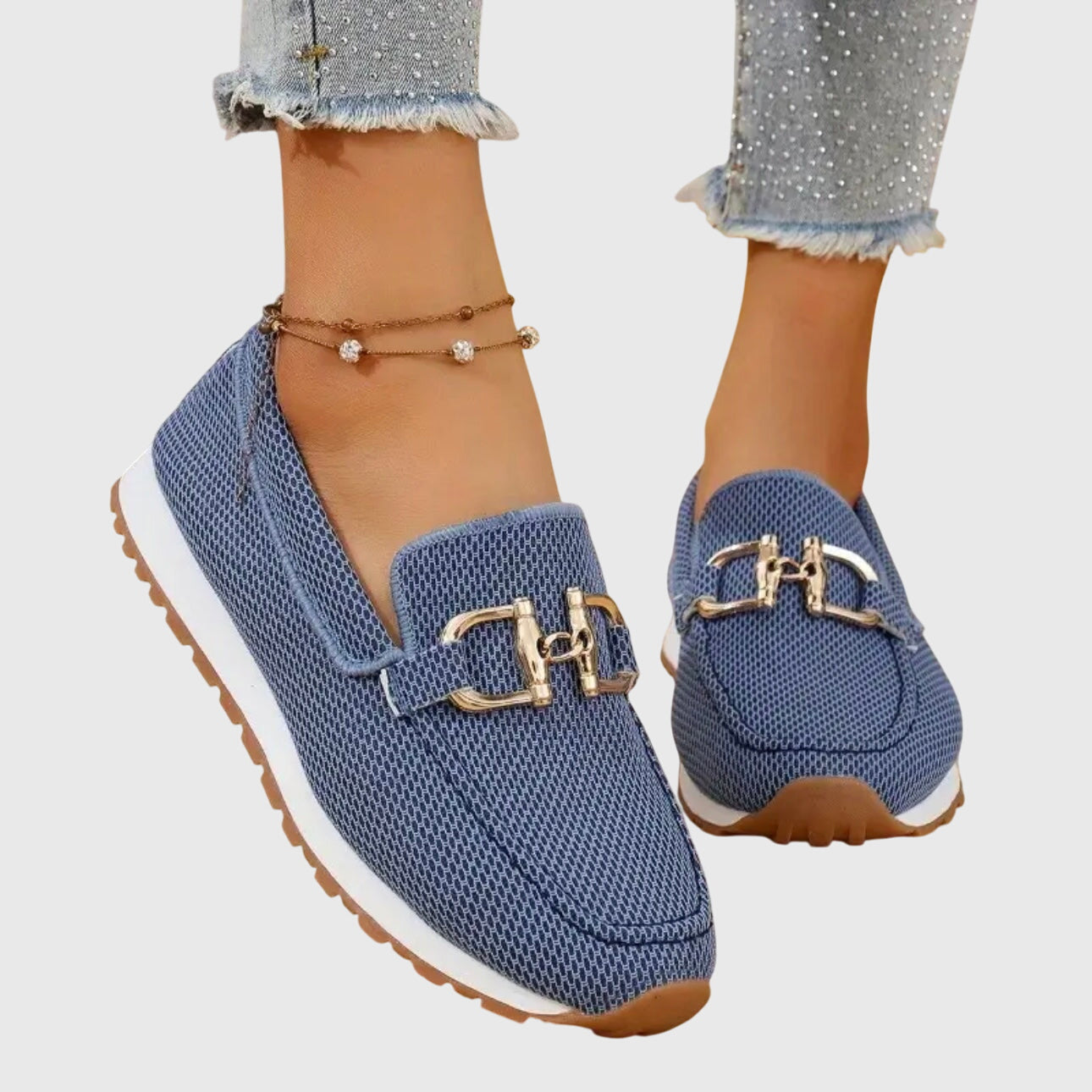Damskie Ortopedyczne Loafer‑Sneakersy z Lekką Konstrukcją