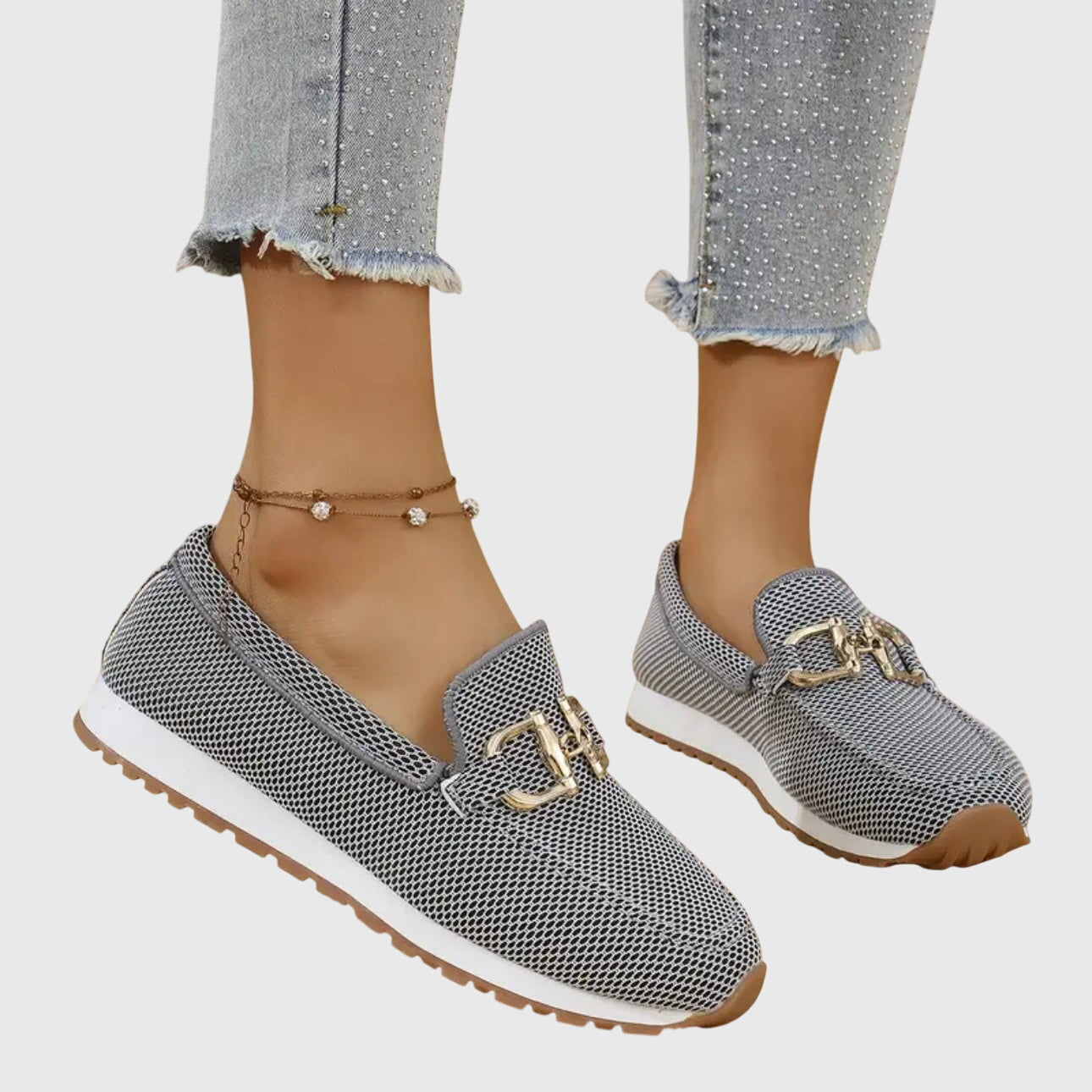 Damskie Ortopedyczne Loafer‑Sneakersy z Lekką Konstrukcją
