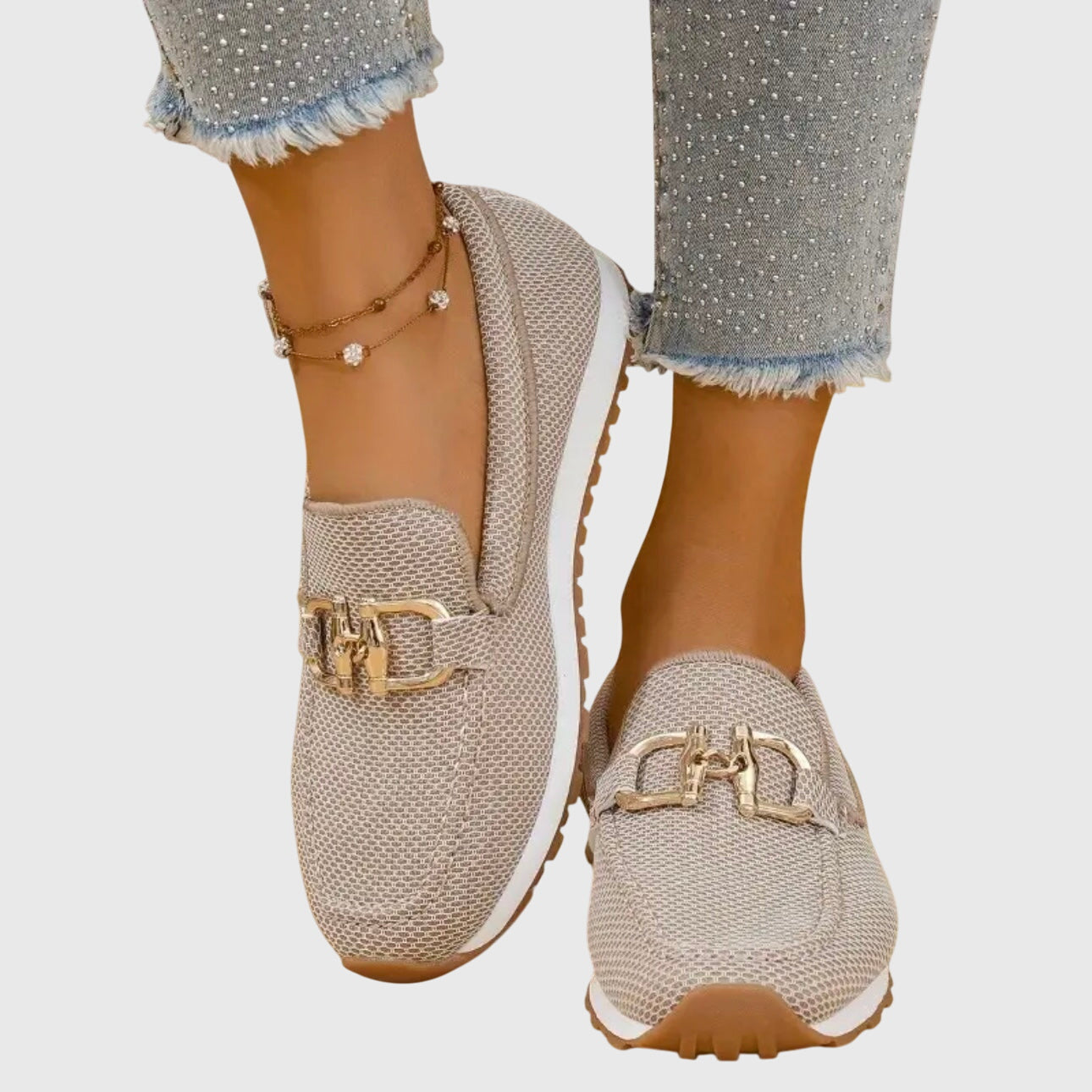 Damskie Ortopedyczne Loafer‑Sneakersy z Lekką Konstrukcją