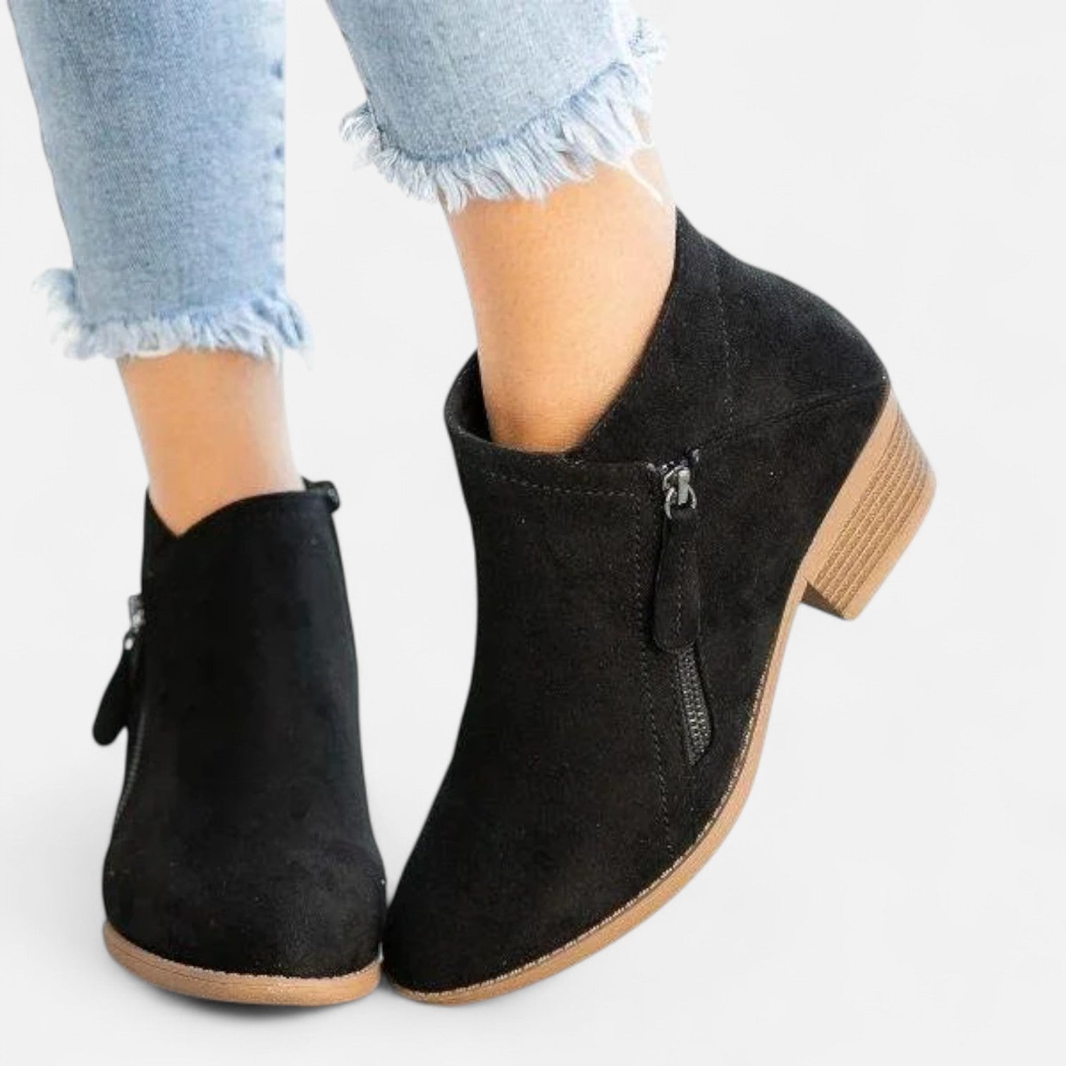 Damen orthopädische Stiefeletten mit weicher Konstruktion und stabilem Halt