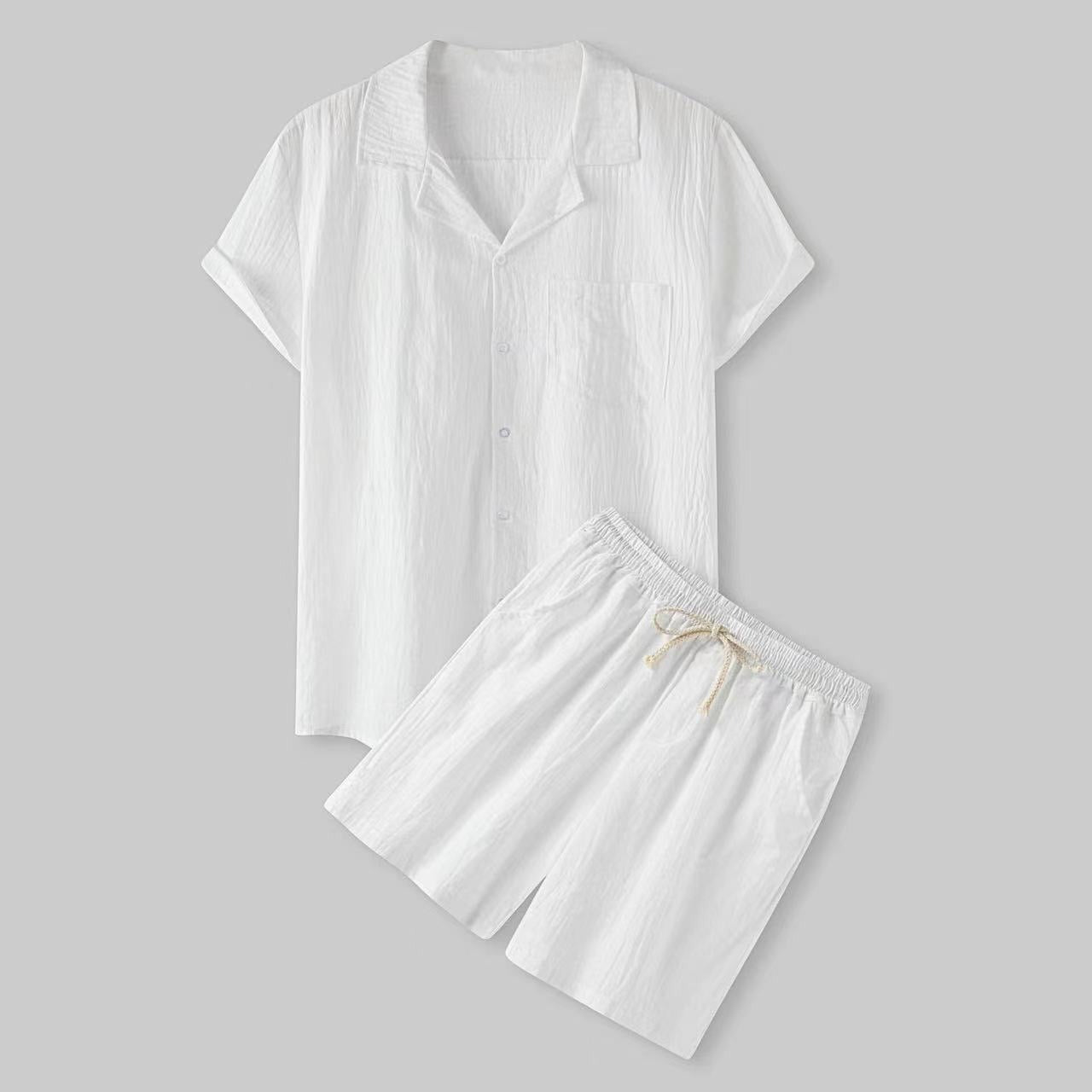 Men's Summer Set with T-Shirt and Shorts in Regular Fit