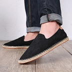 Męskie Loafersy Canvas o Lekkiej, Letniej Konstrukcji