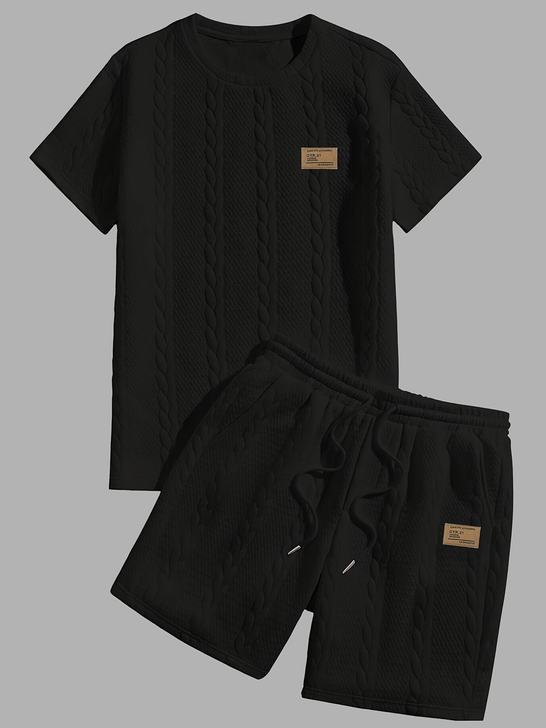 Men's Summer Set with T-Shirt and Shorts in Classic Cut