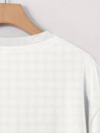 Męski T‑Shirt z Motywem Kwiatowym i Luźnym Krojem