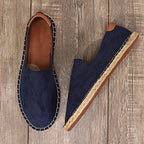 Męskie Loafersy Canvas o Lekkiej, Letniej Konstrukcji