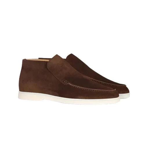 Herren Slip-On Loafers mit Mokassin-Naht und flacher Silhouette