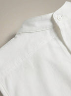 Women's Slim Fit Blouse with V-neck and Short Sleeves