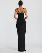 Damen Maxikleid mit Sanduhr-Silhouette