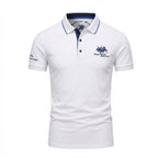 Męski Polo Shirt o Luksusowym Wykończeniu i Eleganckiej Linii