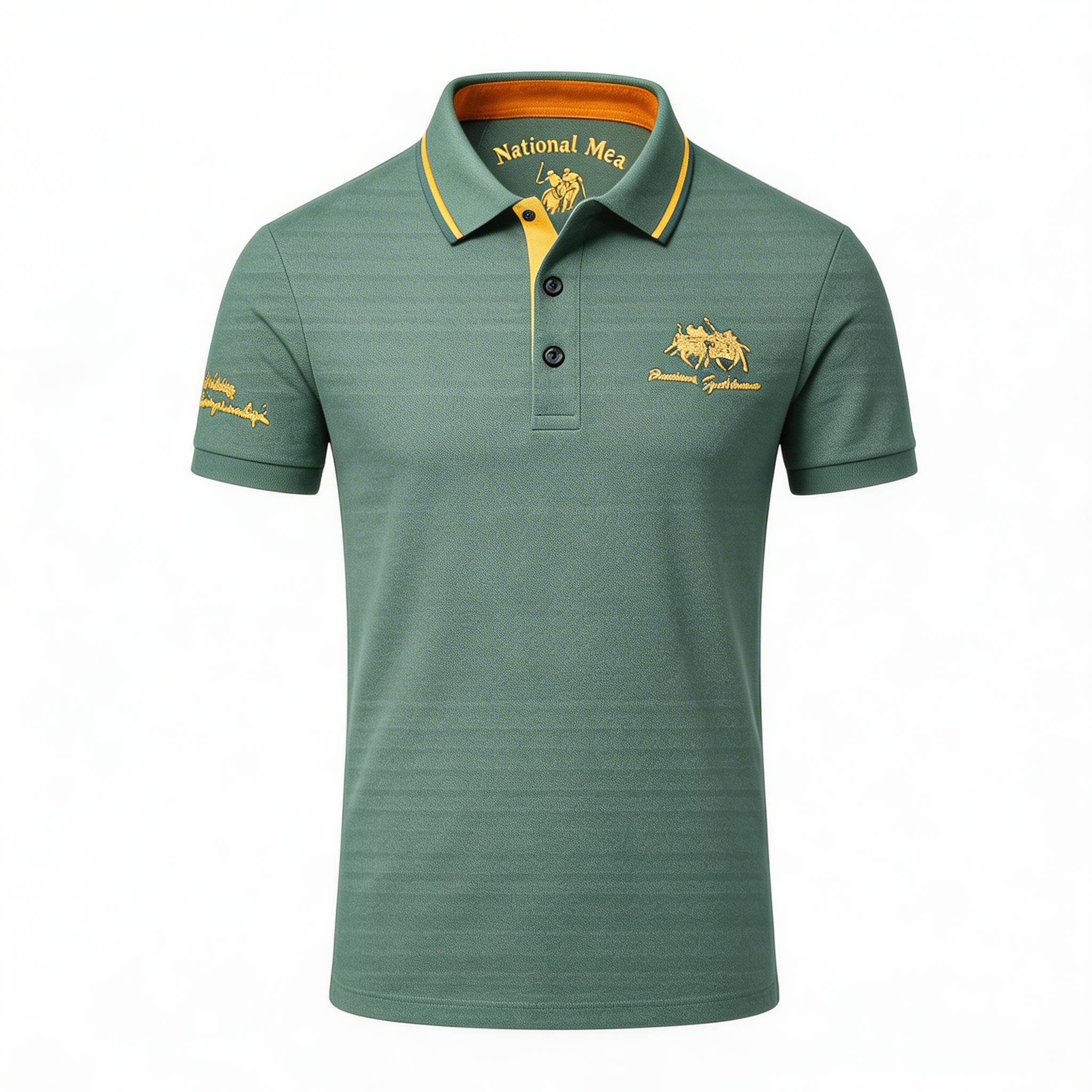 Męski Polo Shirt o Luksusowym Wykończeniu i Eleganckiej Linii