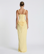 Damen Maxikleid mit Sanduhr-Silhouette