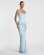 Damen Maxikleid mit Sanduhr-Silhouette