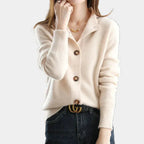 Women's Elegant Cardigan with Buttons