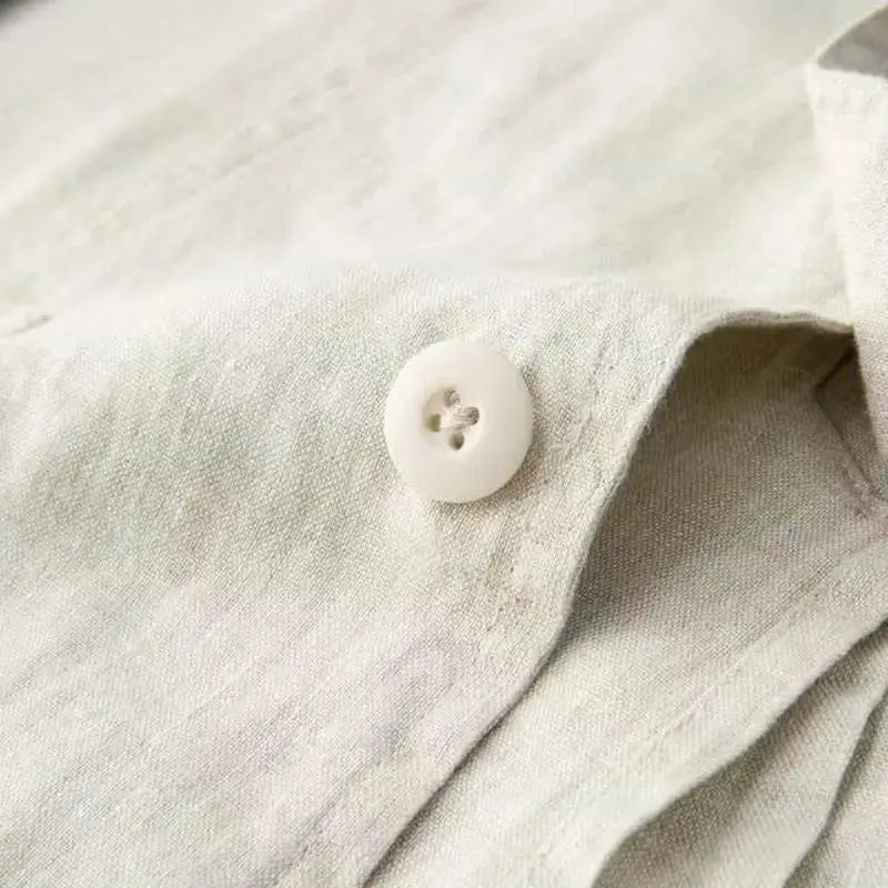Men's Linen Lounge Suit with a Light, Unstructured Silhouette