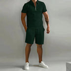 Herren Sommer-Set aus Polo und Shorts mit elegantem Schnitt