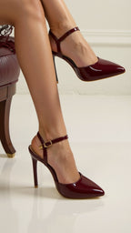 Damen elegante Pumps mit schlankem Absatz