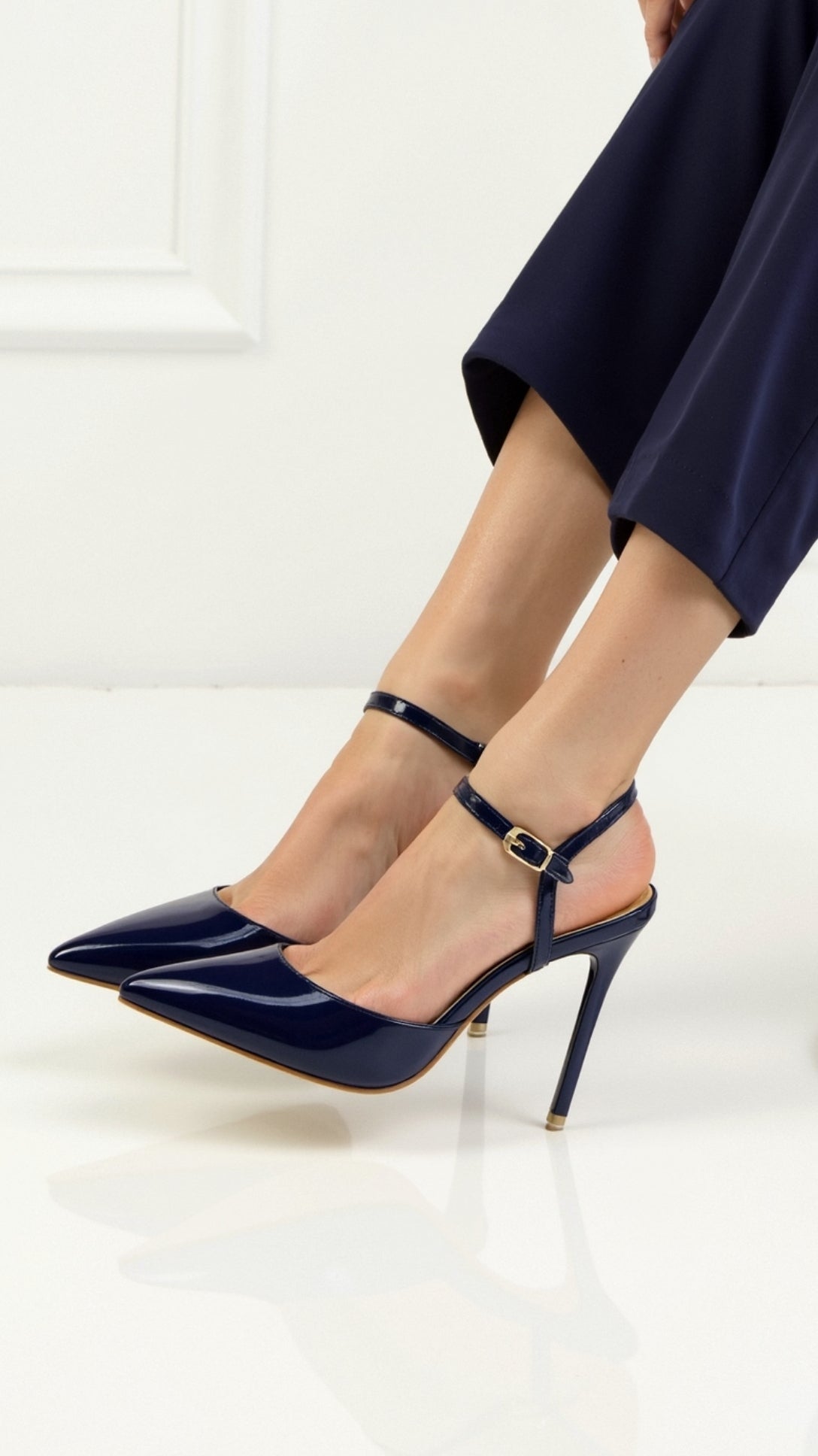 Damen elegante Pumps mit schlankem Absatz